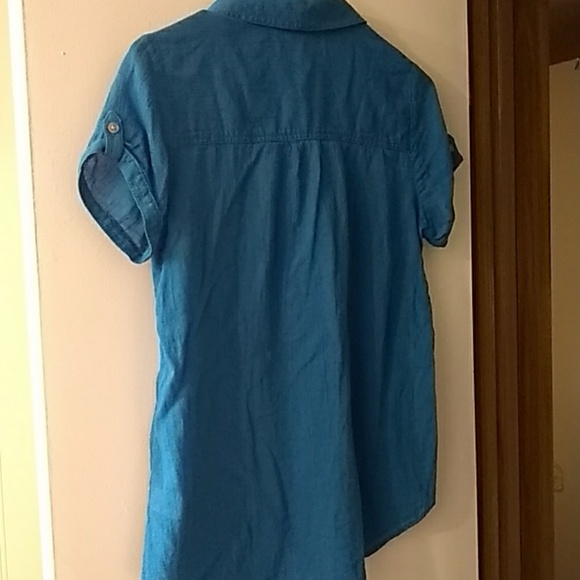 Beautiful blue Old Navy blouse - Picture 4 of 4